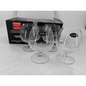 Luigi Bormioli Cognac Glasses Clear Mixology Accademia Snifters Set 4